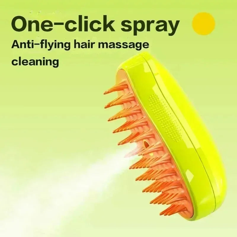 Refillable Spray Grooming Brush for Pets