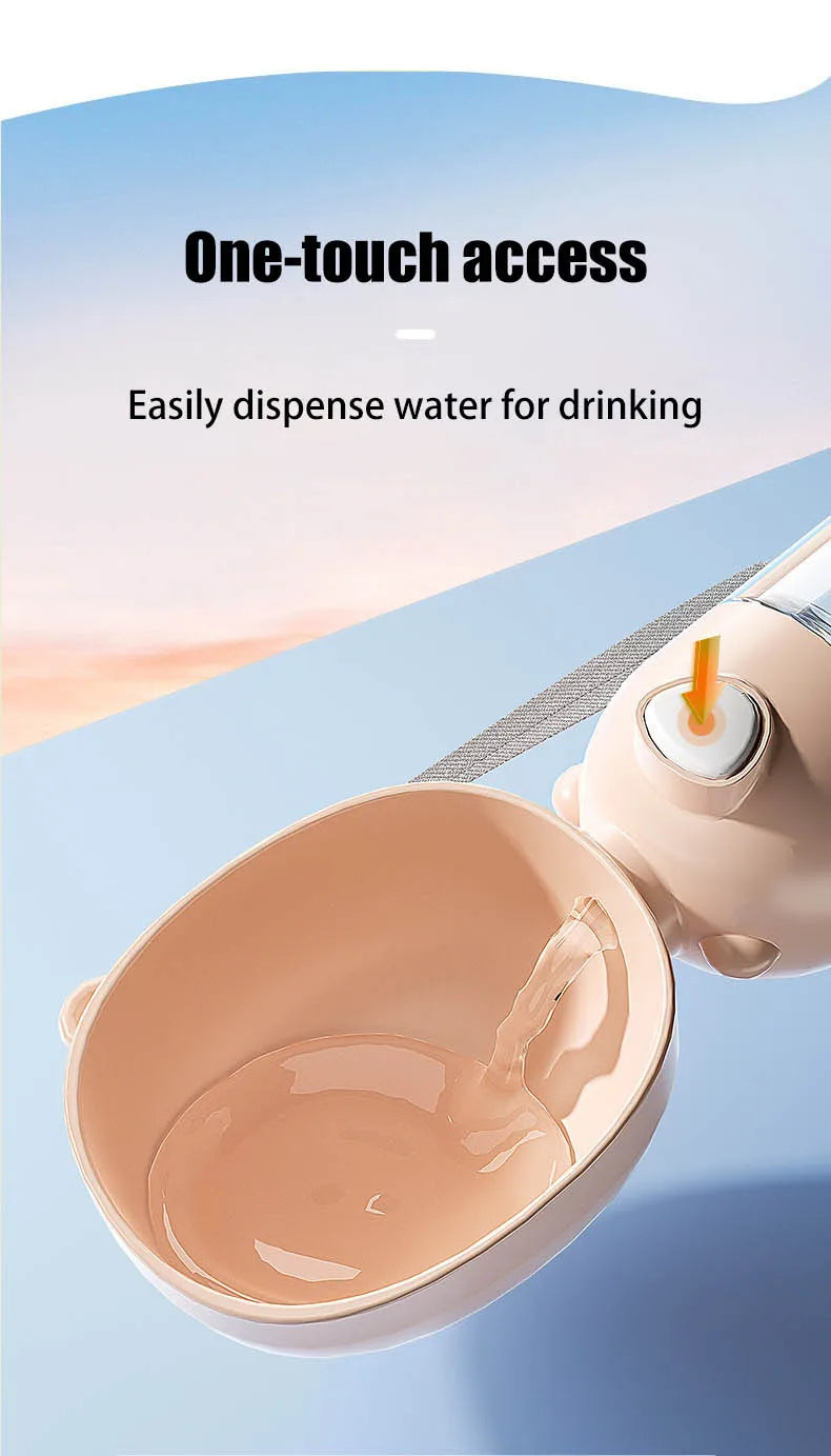 Portable Pet Water Bottle for Cats & Dogs