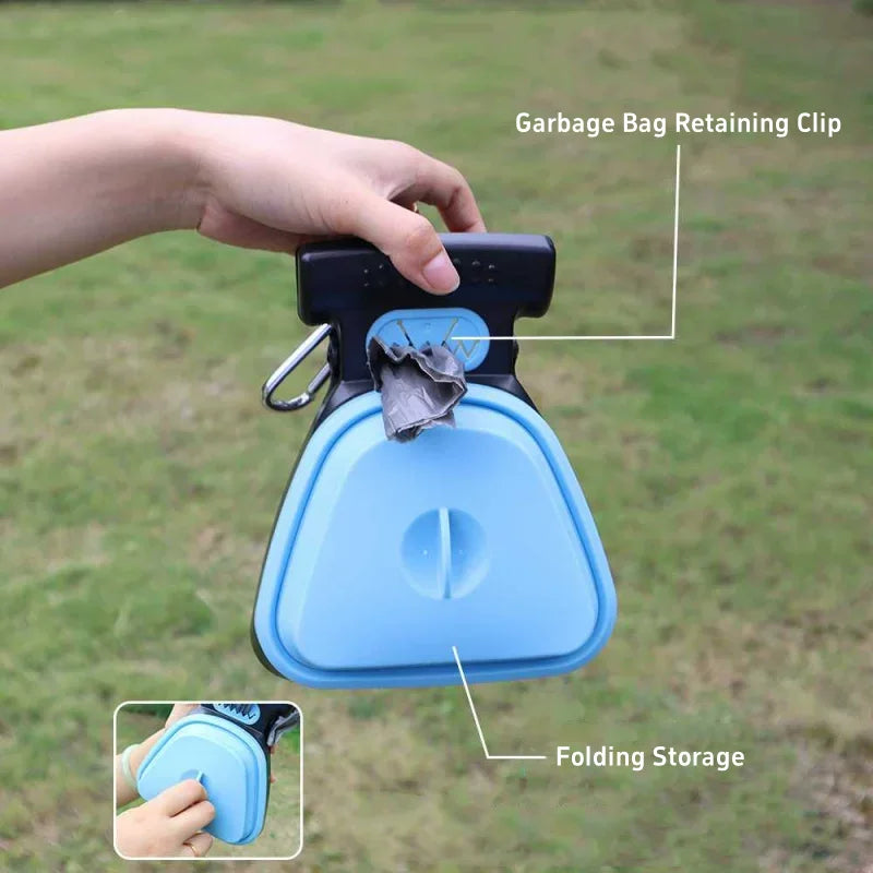 Foldable Dog Pooper Scooper with Portable Waste Picker
