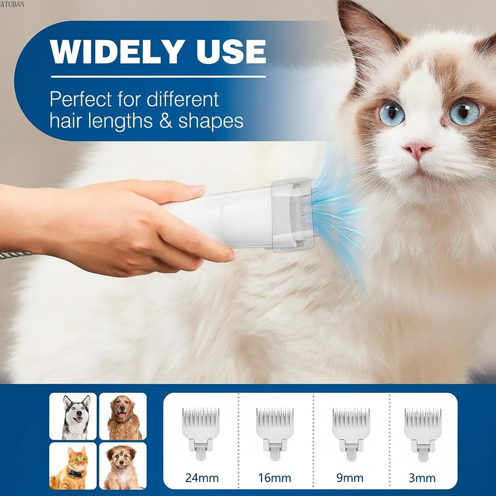 All-in-One Pet Grooming Vacuum