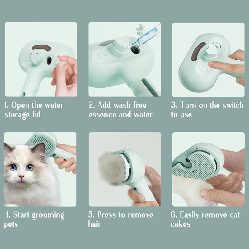 SteamCare Pet Grooming Brush
