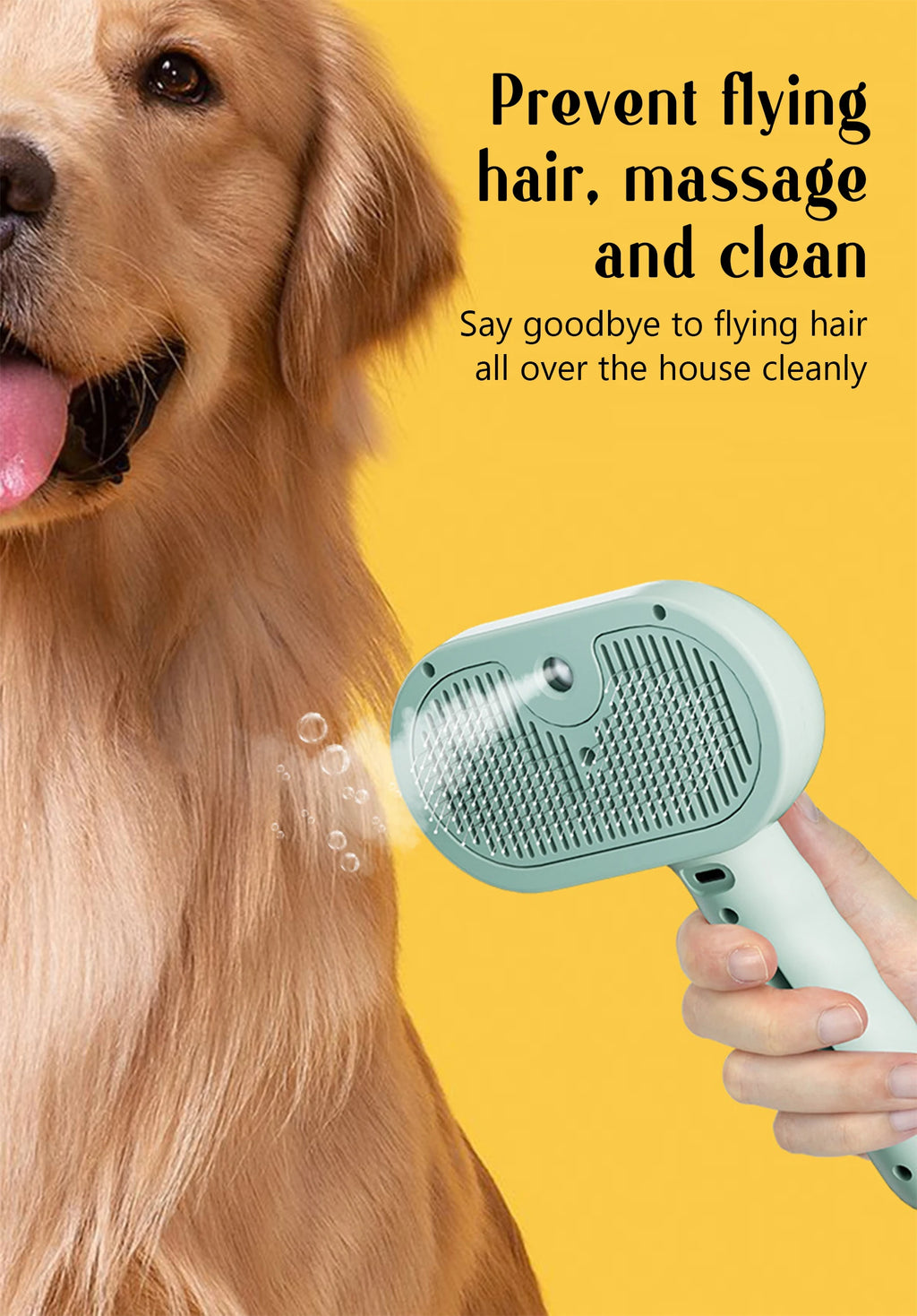 SteamCare Pet Grooming Brush
