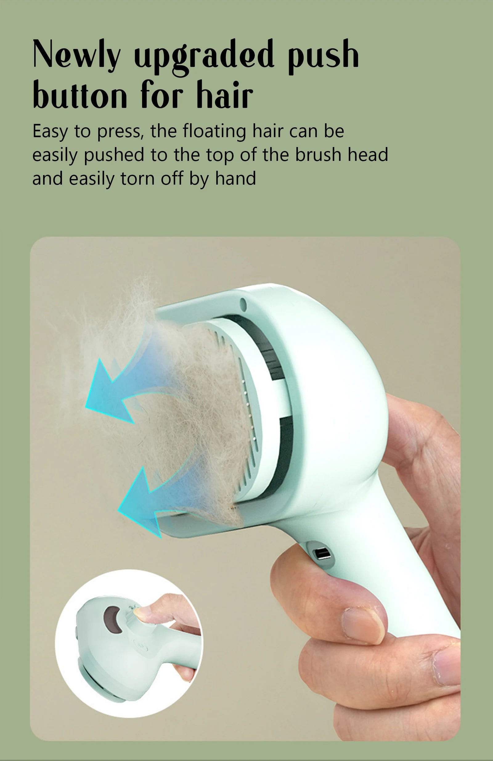 SteamCare Pet Grooming Brush
