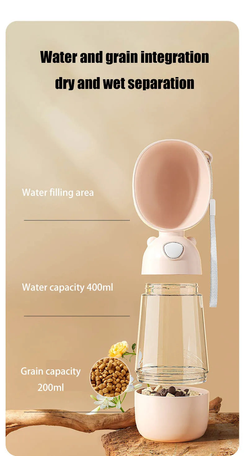 Portable Pet Water Bottle for Cats & Dogs