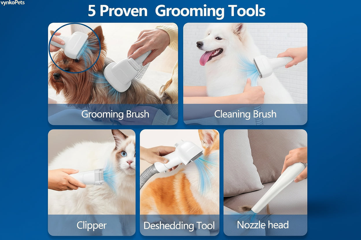 All-in-One Pet Grooming Vacuum