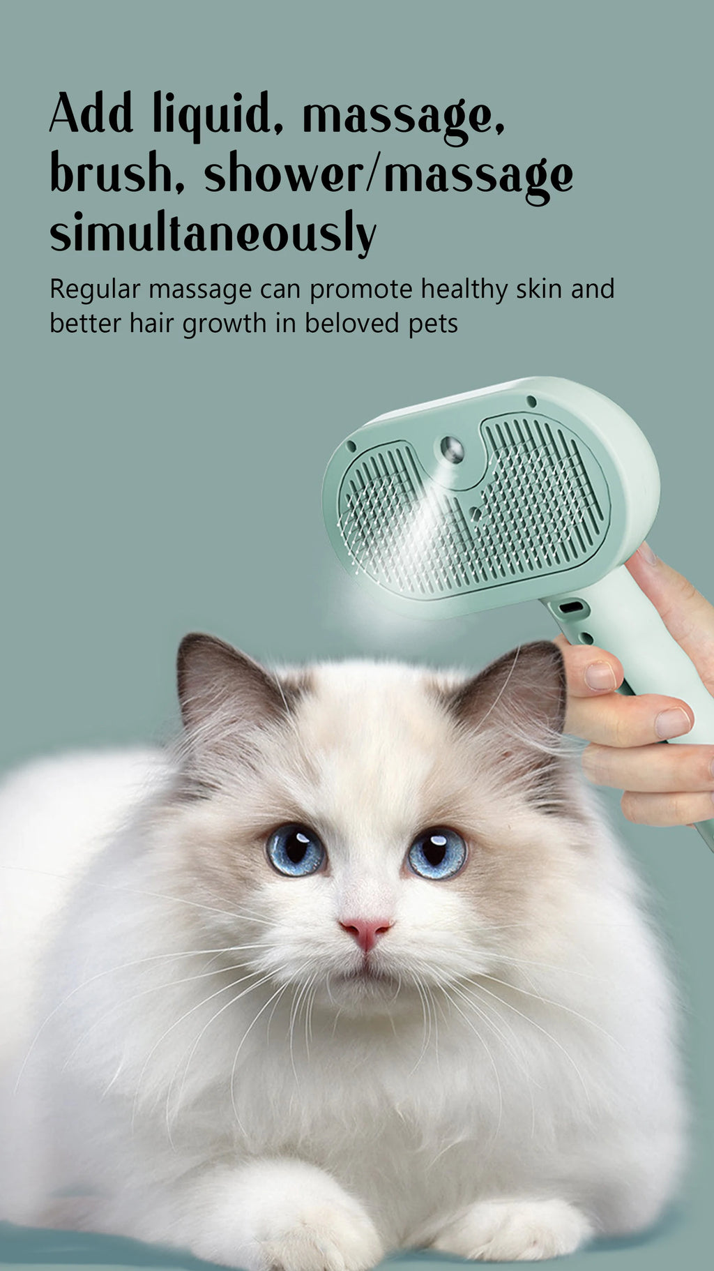 SteamCare Pet Grooming Brush